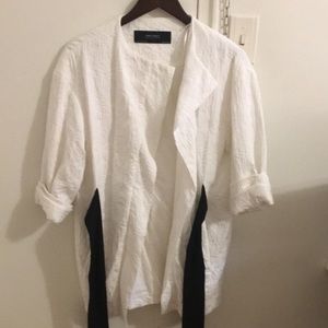 Zara White Blazer